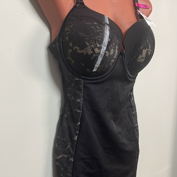 NWT MAIDENFORM Body Suit Bodysuit Womens 36D Padded - Picture 2 of 13